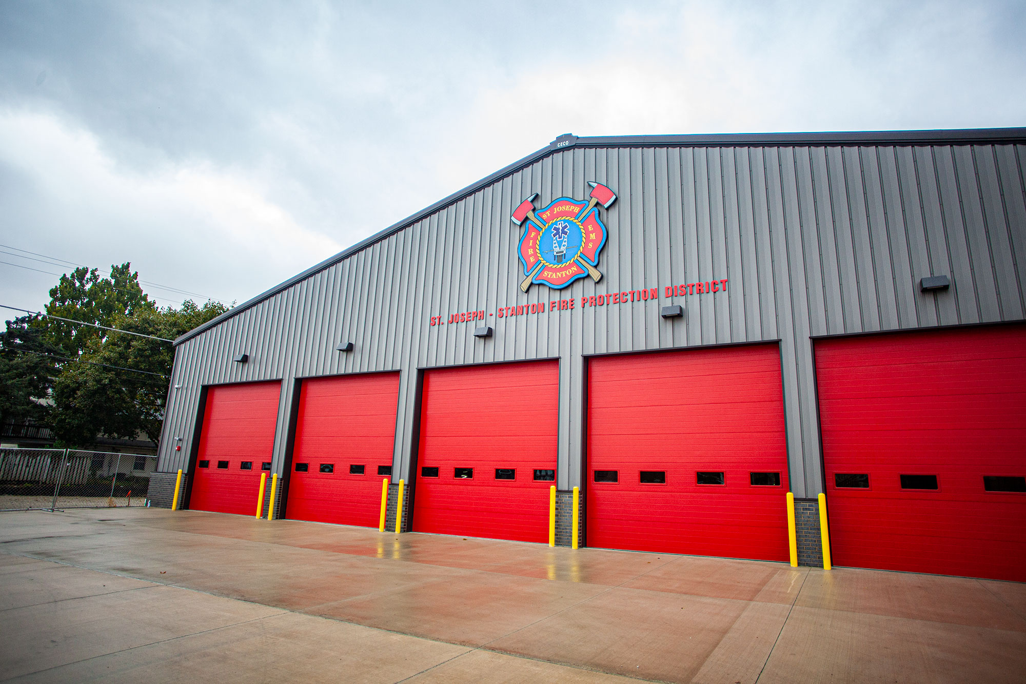 St Joseph Stanton Fire District Station Exterior